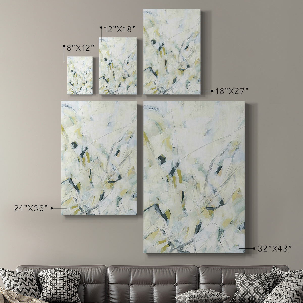 Ice Scribe I - Canvas Art Print