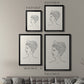 Greek Busts III - Modern Framed Canvas Print