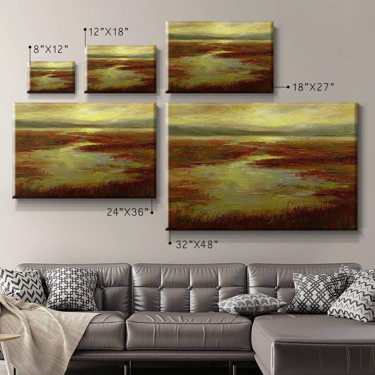 Coastal Views V Premium Gallery Wrapped Canvas - Ready to Hang