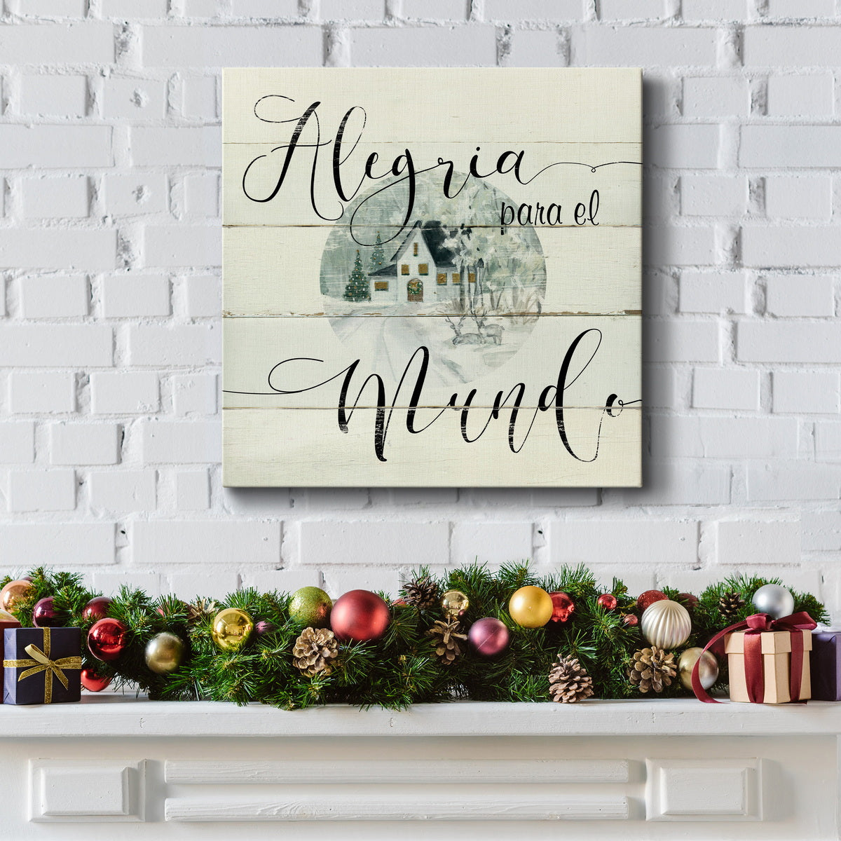 Alegria para el Mundo-Premium Gallery Wrapped Canvas - Ready to Hang