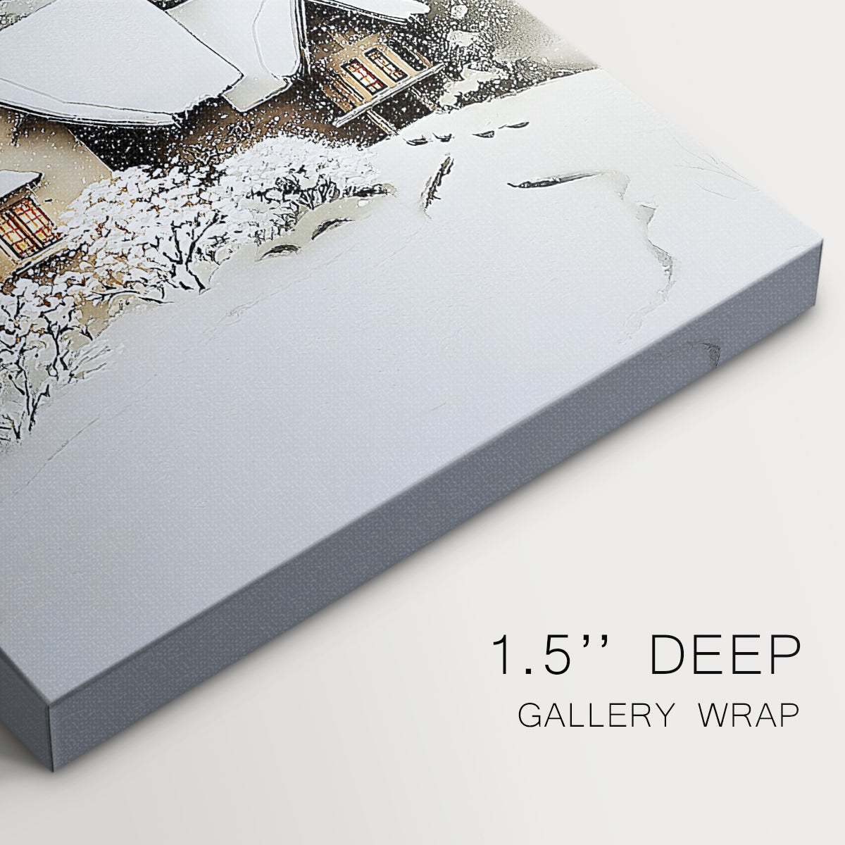 Silver Evergreen Parish - Canvas Art Print