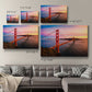 The Golden Gate Bridge at Sunset - Canvas Art Print