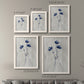 Indigo Botanical III - Barnwood Framed Canvas Set