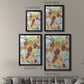 Flower Carousel II - Modern Framed Canvas Print