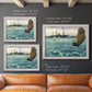 Impressionist naval seascape with the Kearsarge by Édouard Manet in an ornate weathered white frame shown in multiple size options.