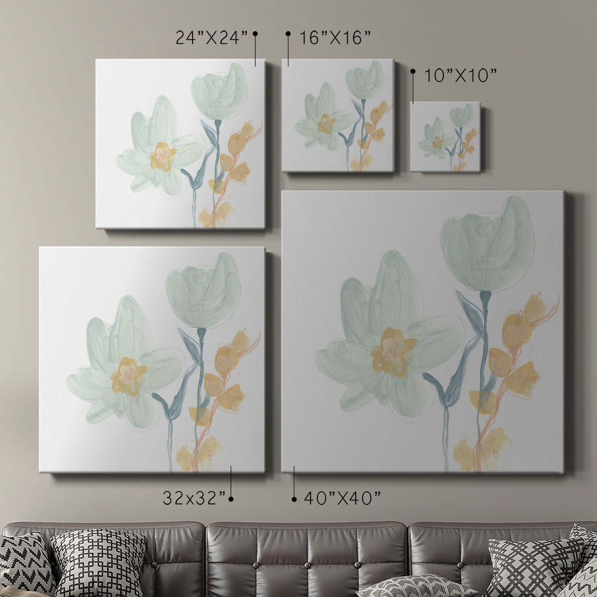 Petite Petals IX - Canvas Art Print