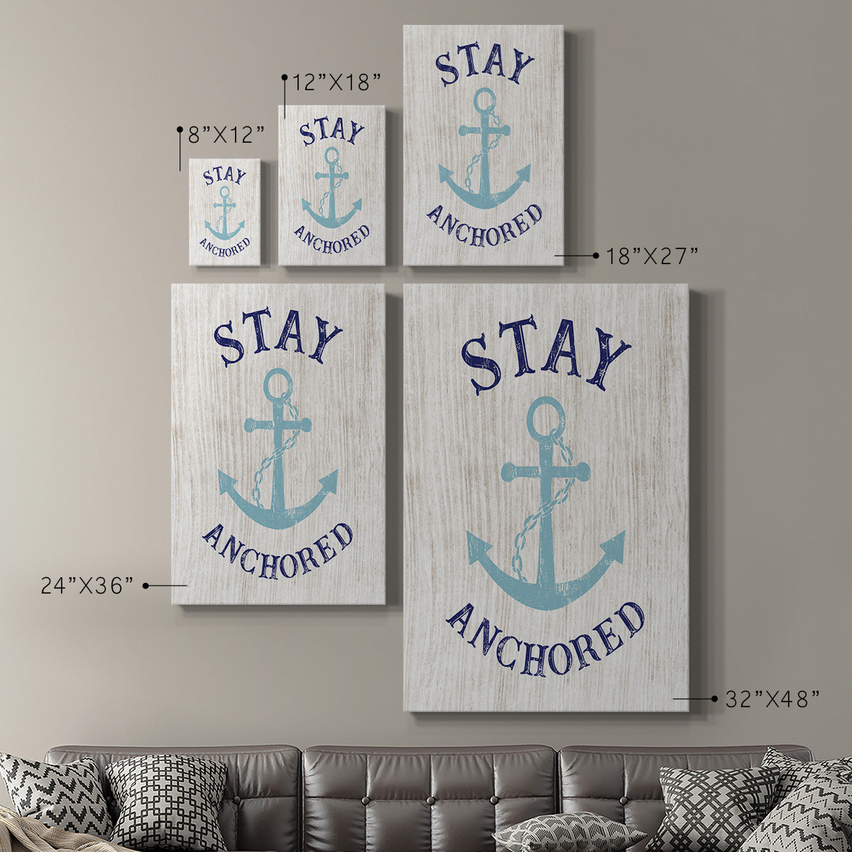 Stay Anchored - Canvas Art Print