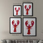 Lobster - Modern Framed Canvas Print