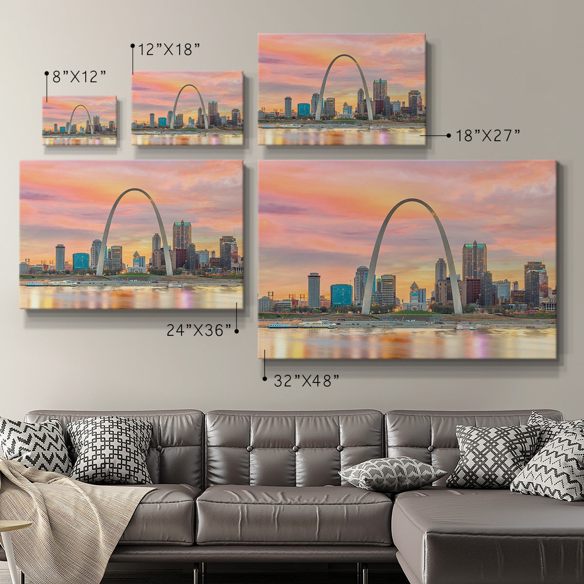 St. Louis Downtown City - Canvas Art Print