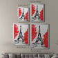Day in Paris II - Modern Framed Canvas Print