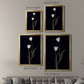 Tulip Pose II - Modern Framed Canvas Print