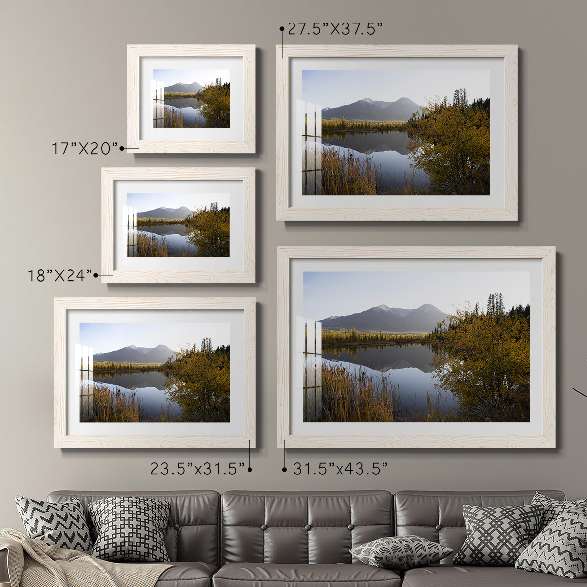 Low Light on Vermillion - Barnwood Framed Art Print