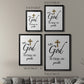 All Things Possible Gold - Modern Framed Canvas Print