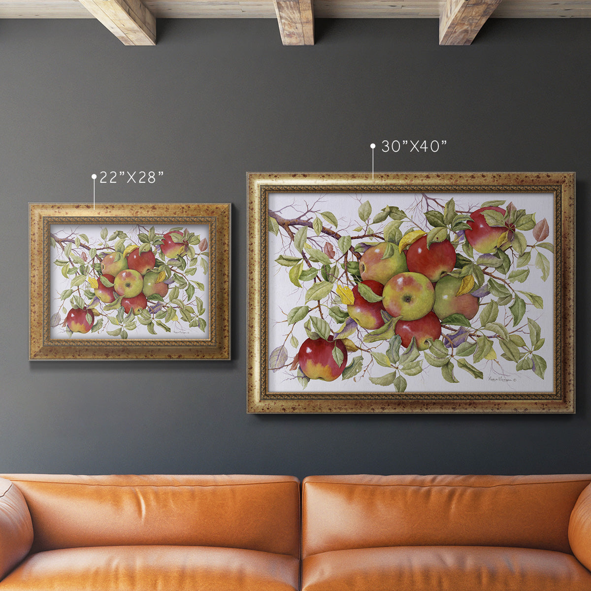 Apples Premium Framed Canvas- Ready to Hang