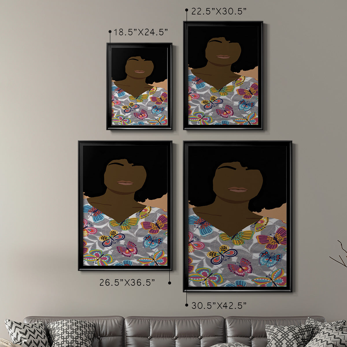 Care Giver I - Modern Framed Canvas Print