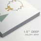 Silver Snow at Night - Canvas Art Print