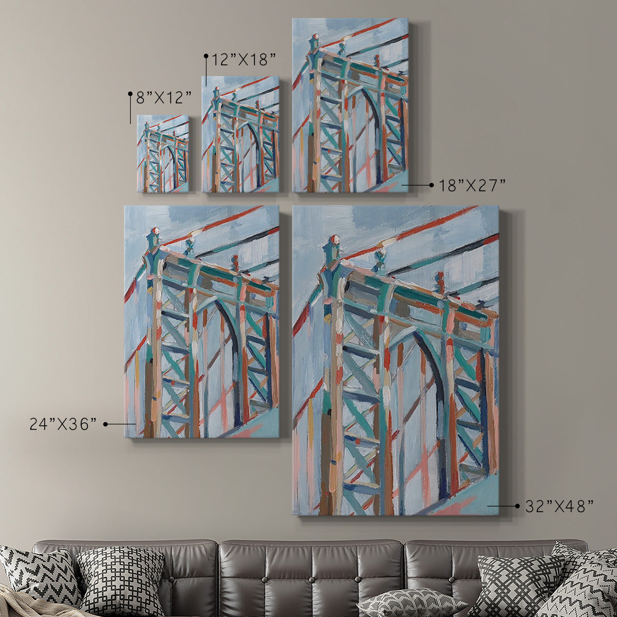 Big City Colors II - Canvas Art Print