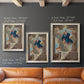 Classical religious depiction of the Assumption of the Virgin by Nicolas Poussin in an ornate champagne frame shown in multiple vertical size options.