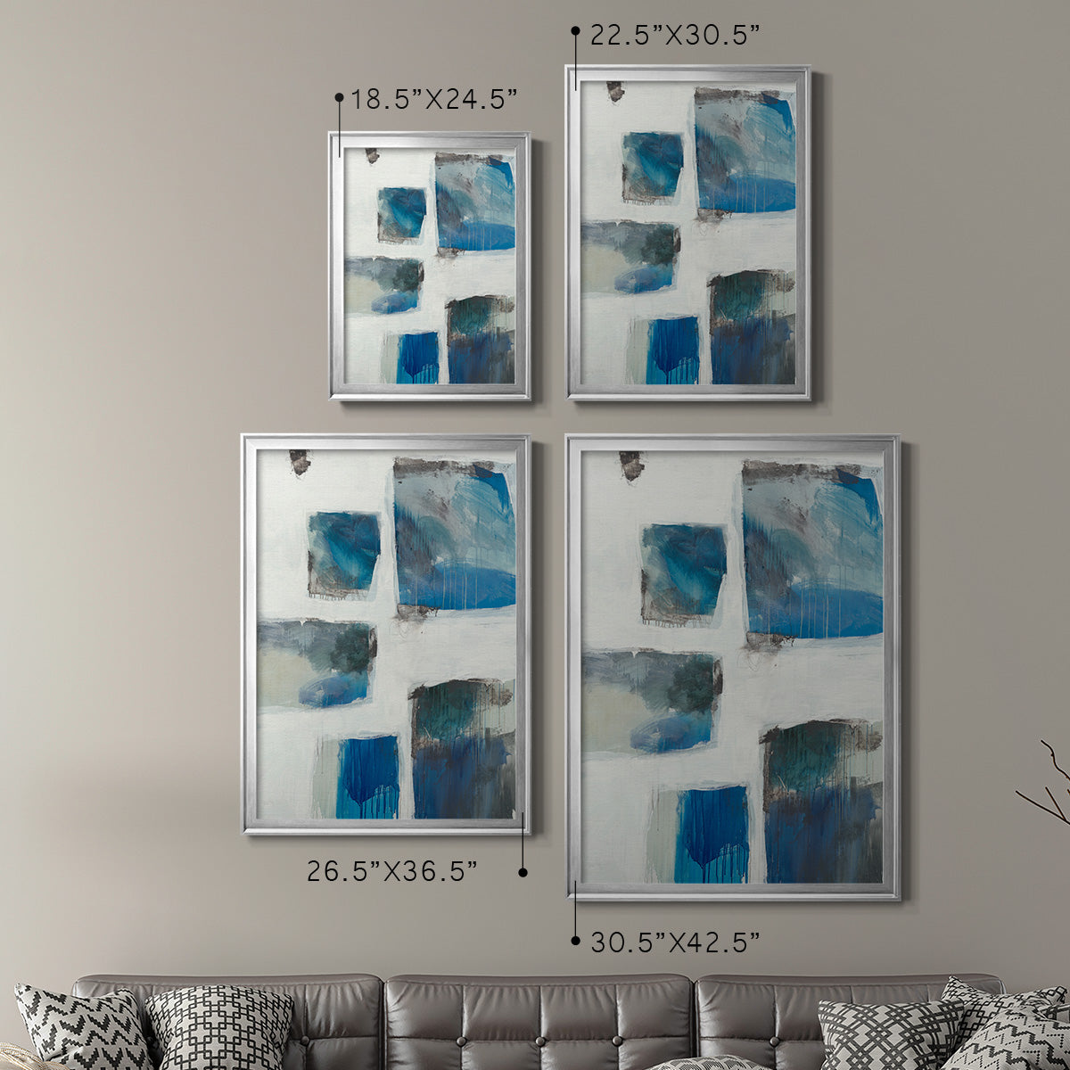 In This Together - Modern Framed Canvas Print