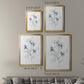 Indigo Sketch II - Modern Framed Canvas Print