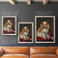A King Charles Spaniel - Ornate Framed Canvas Print