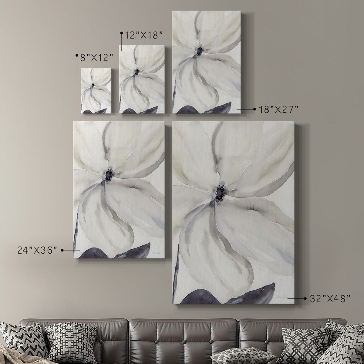 Daybreak Bloom I Premium Gallery Wrapped Canvas - Ready to Hang