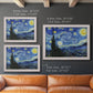 Starry Night - Ornate Framed Canvas Print