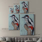 Woodpecker Paintstrokes I Premium Gallery Wrapped Canvas - Ready to Hang