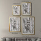 Europe Street Sketches II - Modern Framed Canvas Print