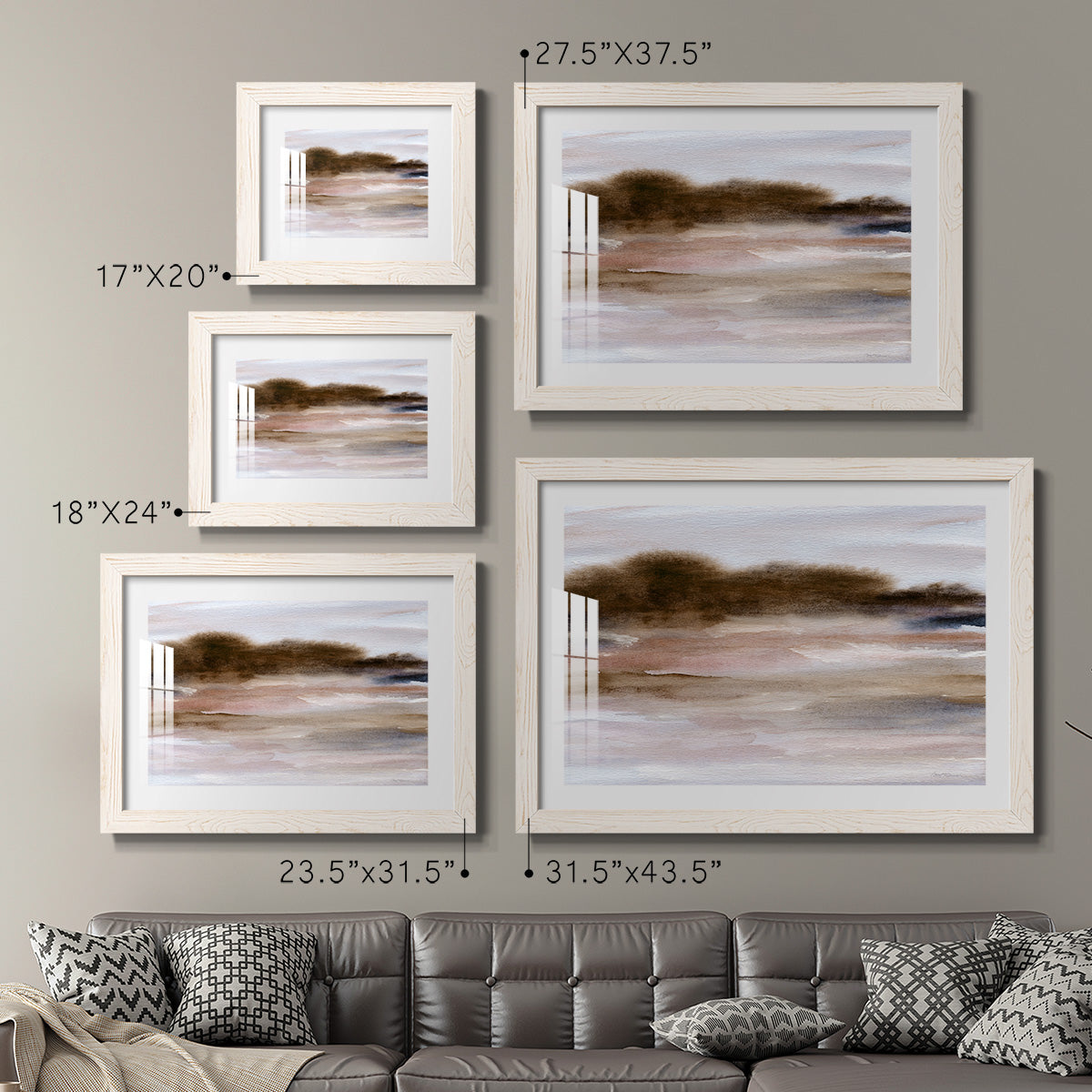 Autumnal Bay - Barnwood Framed Art Print