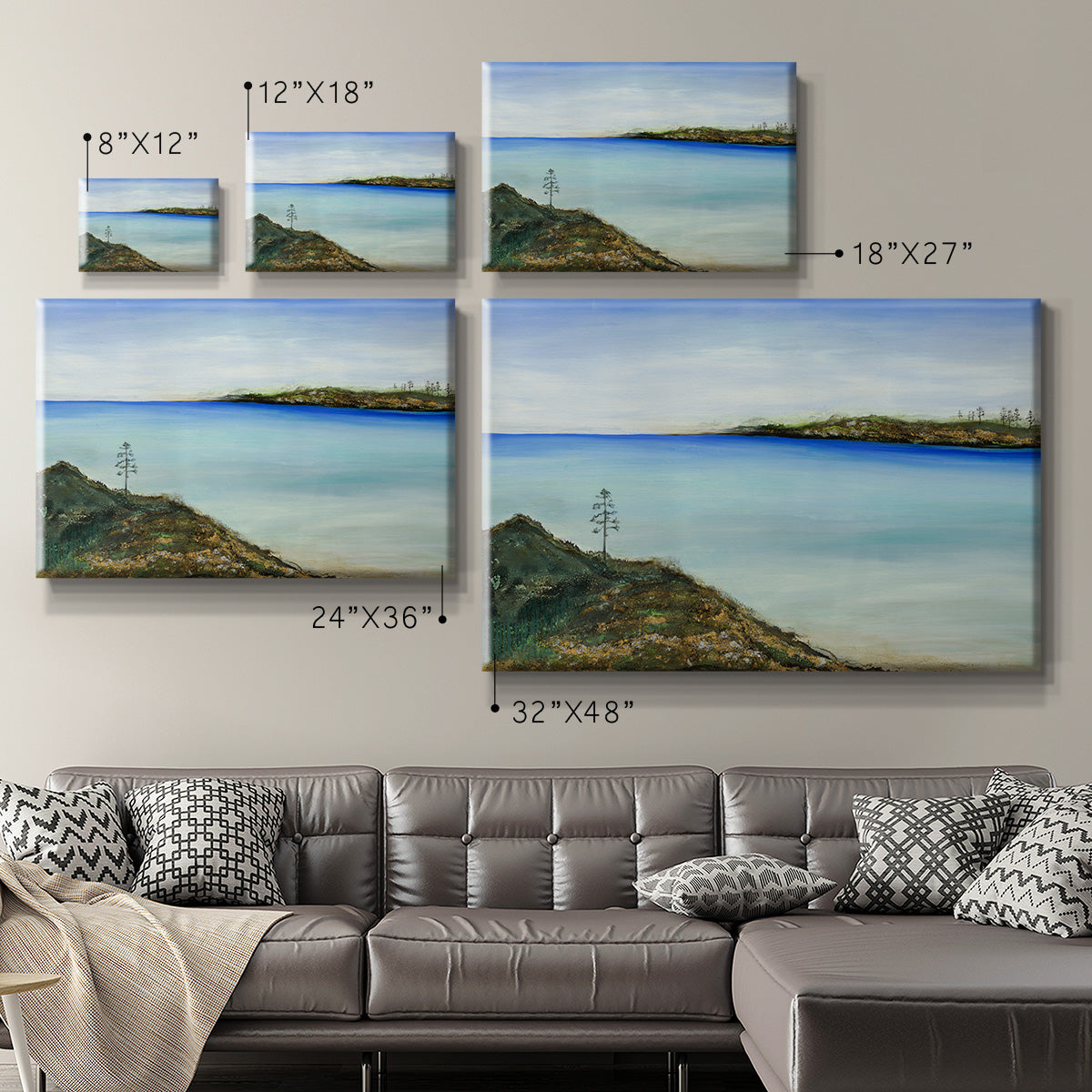 On A Clear Day Premium Gallery Wrapped Canvas - Ready to Hang