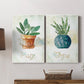 Potted Sage Premium Gallery Wrapped Canvas - Ready to Hang - Set of 2 - 8 x 12 Each