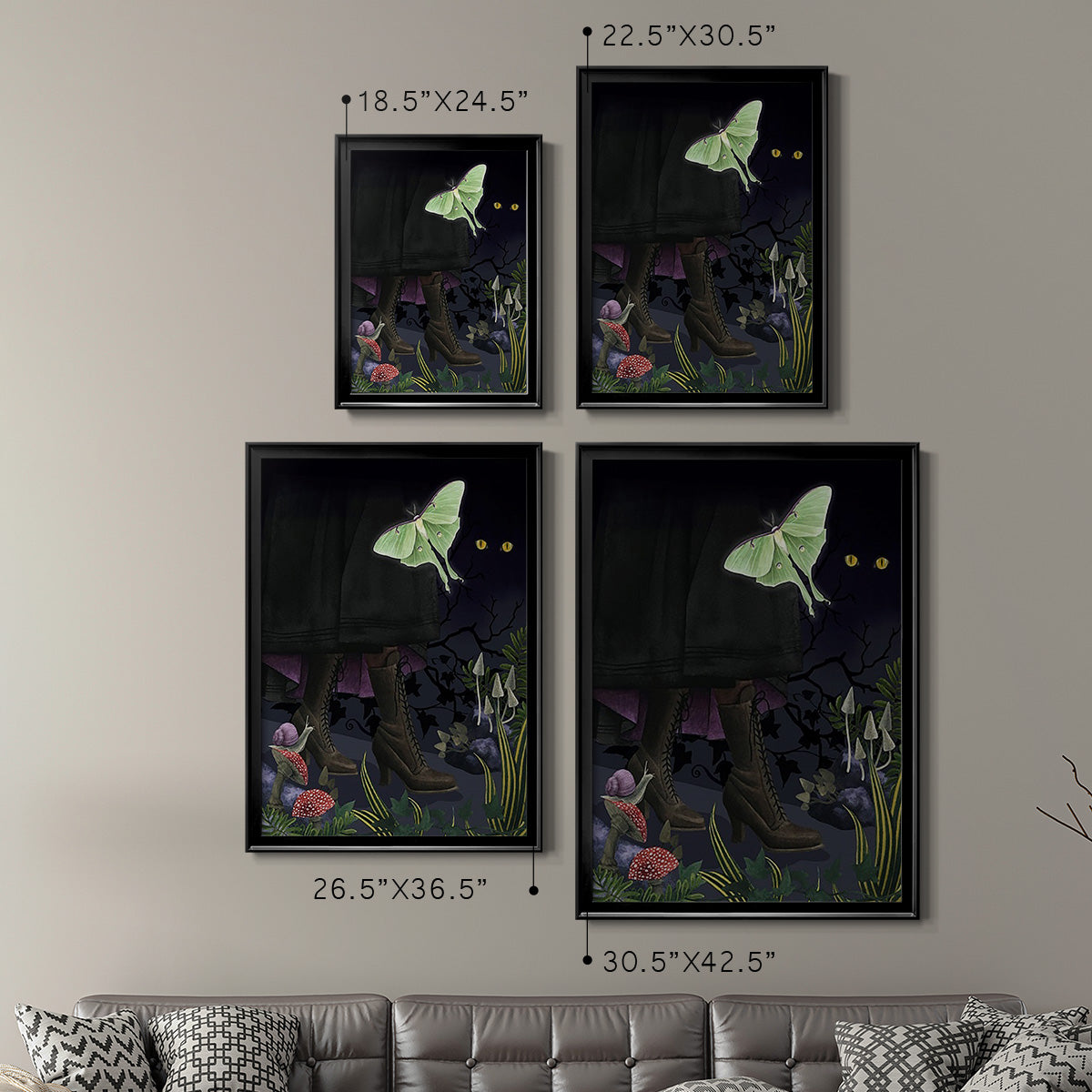 Hallowed Forest I -  Framed Canvas Print