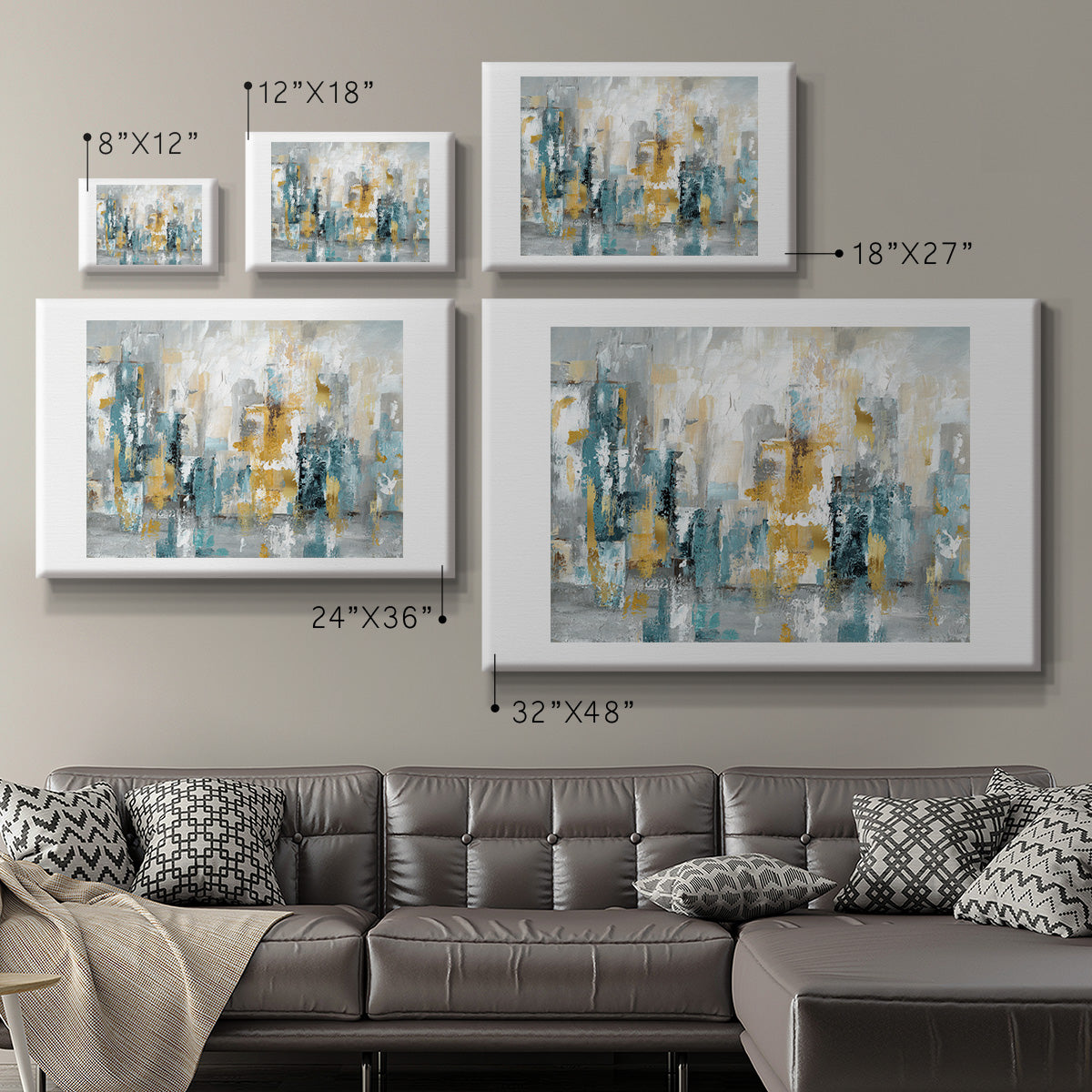 City Views II - Canvas Art Print