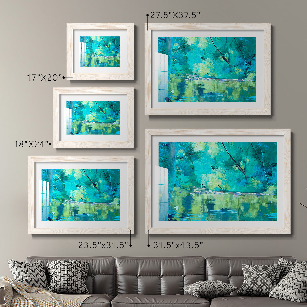 Housatonic River - Barnwood Framed Art Print