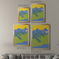 Bright Glacial Lake II - Modern Framed Canvas Print