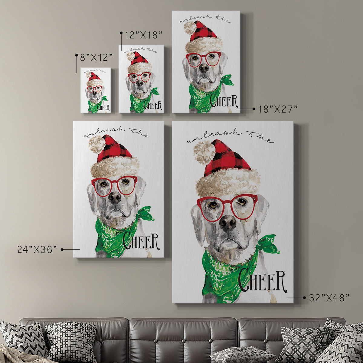 Unleash the Cheer Premium Gallery Wrapped Canvas - Ready to Hang