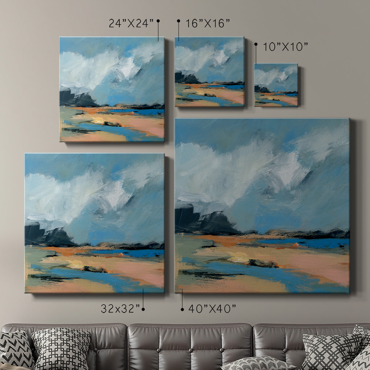 Blue Inlet I - Canvas Art Print