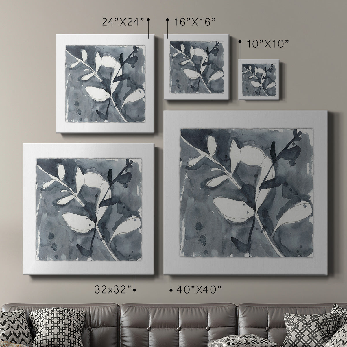 Branch Contours I - Canvas Art Print