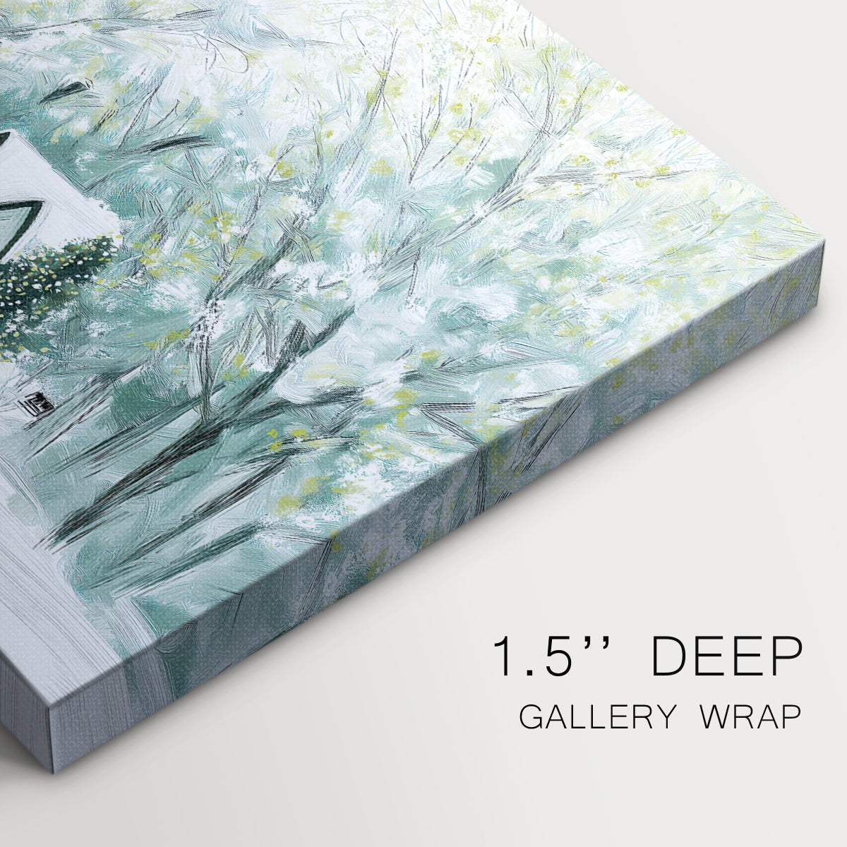 Eve of Snowwhite Midwinter - Canvas Art Print