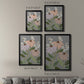 Woodblock Floral I - Modern Framed Canvas Print