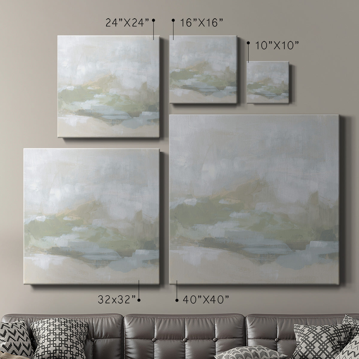 Tonal Horizon II - Canvas Art Print