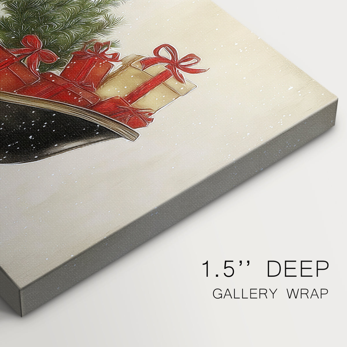 Eve of Golden Sleigh - Canvas Art Print