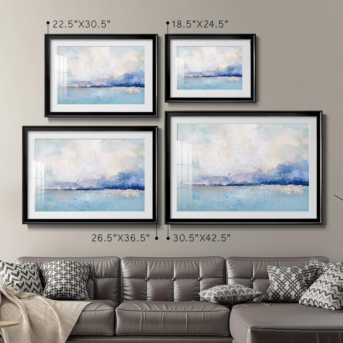 Symphony Bay - Modern Framed Art Print