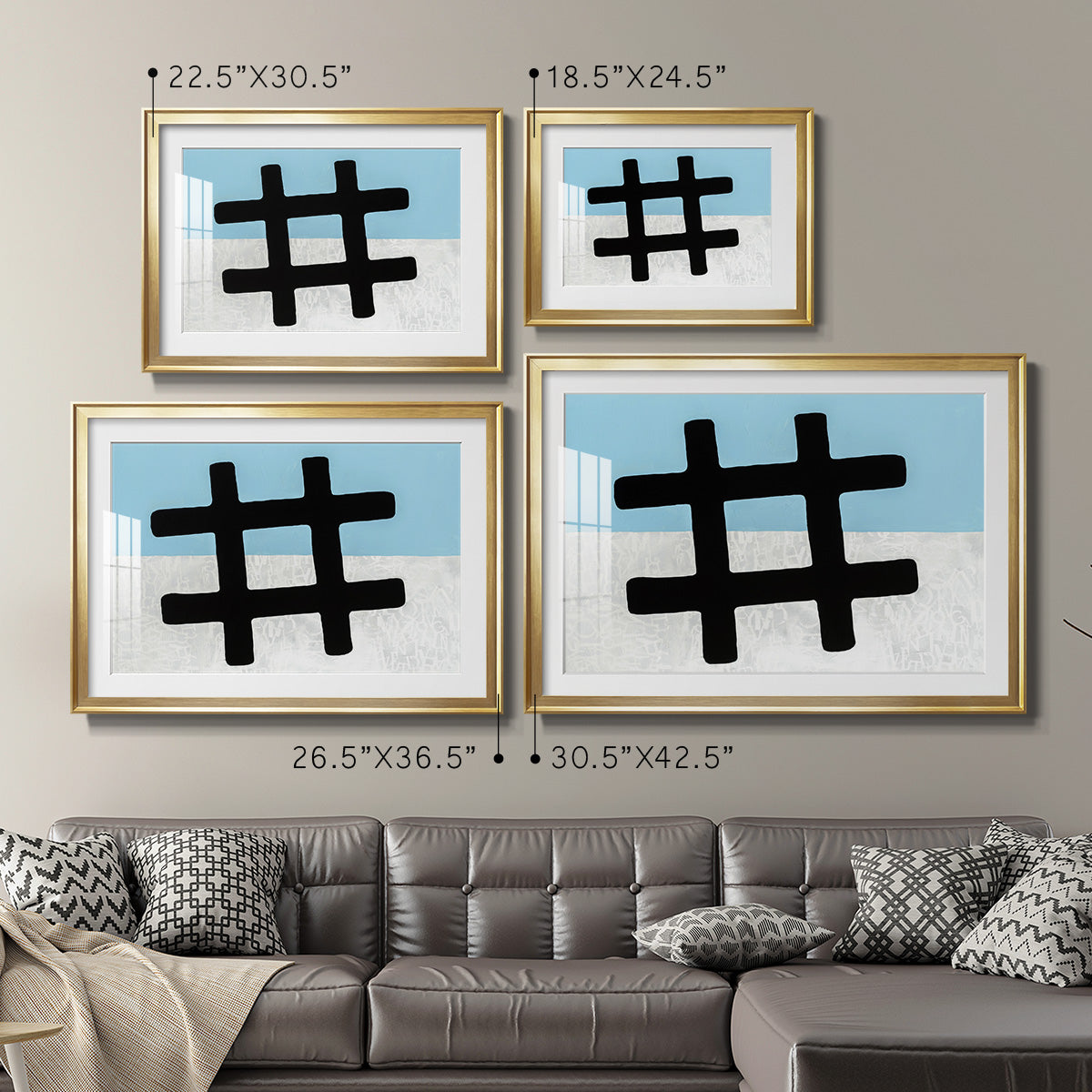 Hashtag Premium Framed Print - Ready to Hang