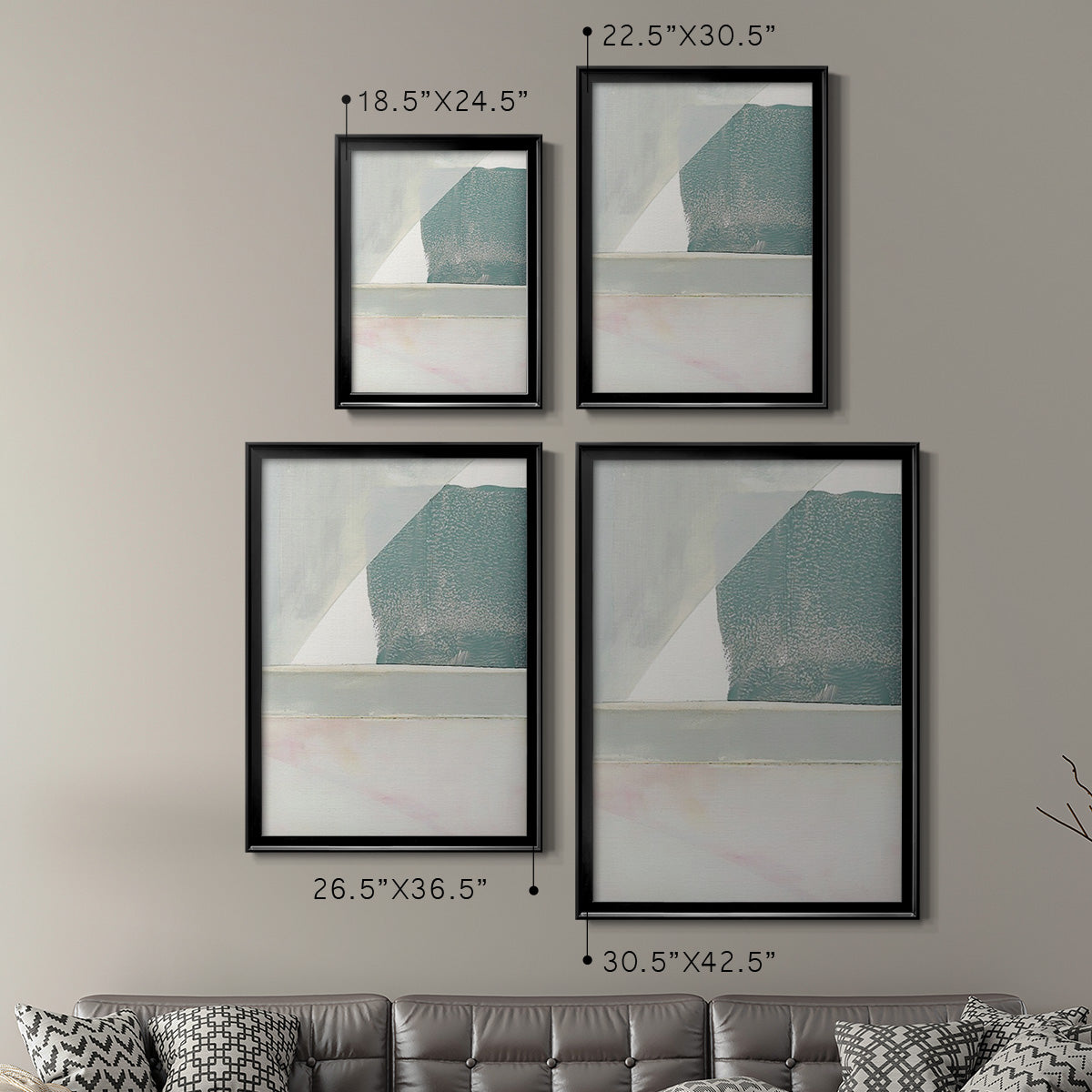 Couturier II - Modern Framed Canvas Print