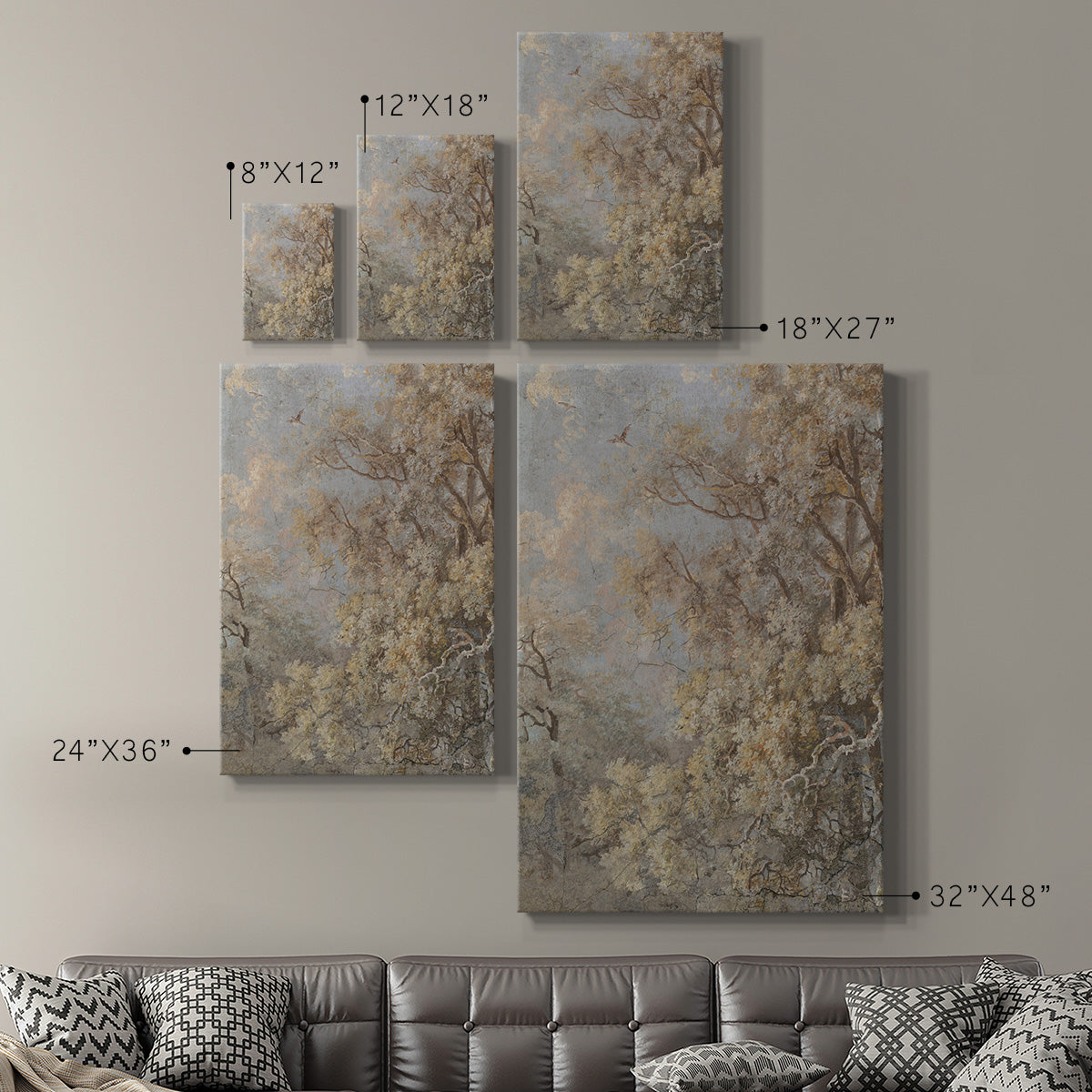 Forest Fresco II Premium Gallery Wrapped Canvas - Ready to Hang