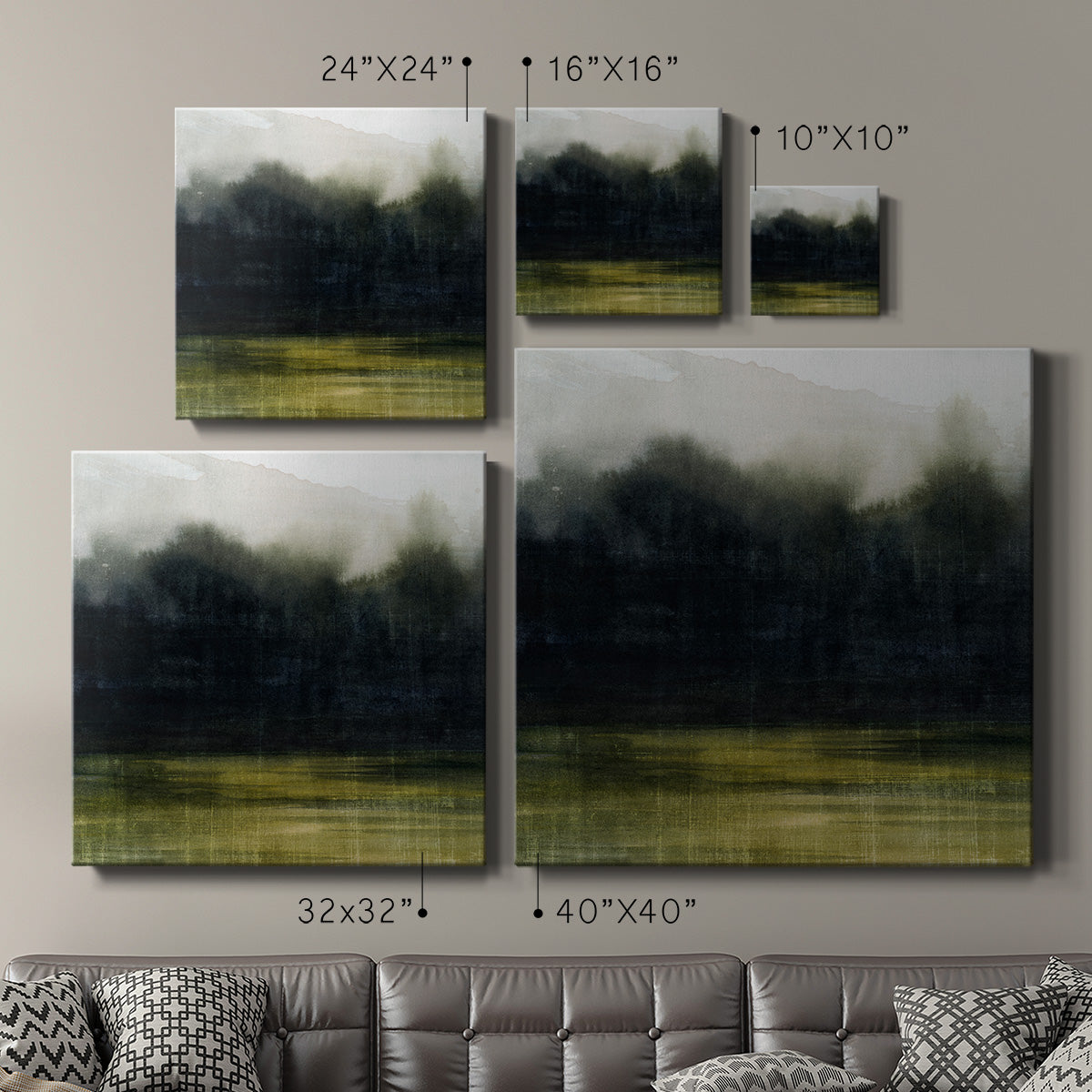 Mossy Treeline II  - Canvas Art Print