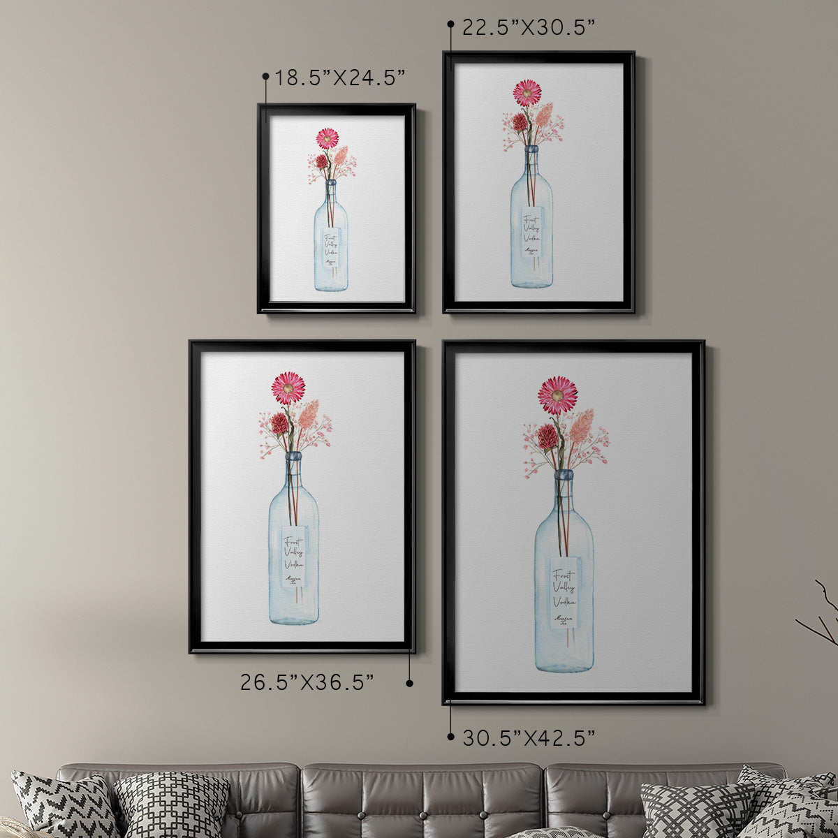Frost Valley Vodka - Modern Framed Canvas Print