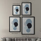 Shapely Blues II - Modern Framed Canvas Print